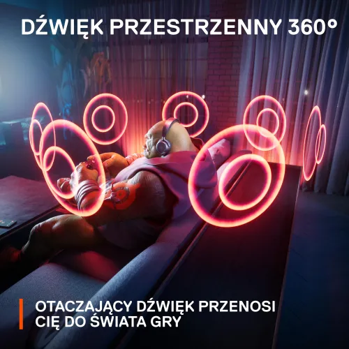 Słuchawki bezprzewodowe z mikrofonem SteelSeries Arctis Nova 7P Wireless Nauszne Biały