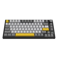 Klawiatura AJAZZ AK820 Pro RGB Hot Swap Flying Fish Switch Czarno-szaro-żółty
