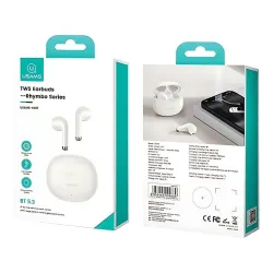 Słuchawki bezprzewodowe USAMS Rhymbo TWS Douszne Bluetooth 5.3 Beżowy