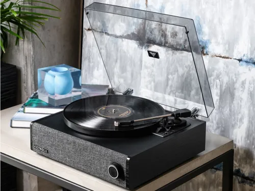 Gramofon Victrola Eastwood LP VTA-78-BLK-INT Manualny Napęd paskowy Bluetooth Czarny