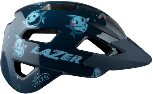 Kask rowerowy LAZER Lil Gekko Sharky Granatowy dla Dzieci (rozmiar uniwersalny)