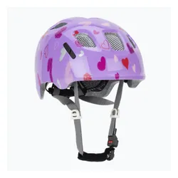 Kask rowerowy dziecięcy Alpina Ximo 2 Jr purple hearts gloss