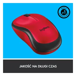 Myszka Logitech M220 Silent Czerwony