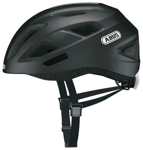 Kask rowerowy ABUS City LED Czarny Szosowy (rozmiar M)