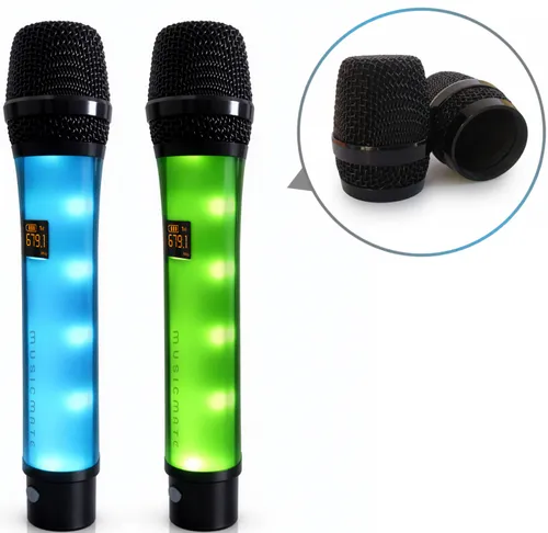 Mikrofon MUSICMATE MM-300 Colorvoice Duo (2 szt.)