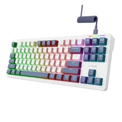 Klawiatura mechaniczna Trust GXT 872 Xyra TKL Biały
