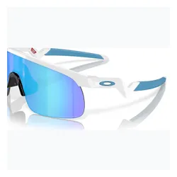 Okulary przeciwsłoneczne dziecięce Oakley Resistor polished white/prizm sapphire