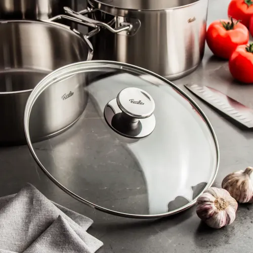 FISSLER 26 cm - pokrywka szklana