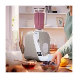 Robot planetarny Bosch MUM5XW40 1000W Maszynka do mielenia Przystawka do lodów Rozdrabniacz Wyciskarka do cytrusów Blender kielichowy