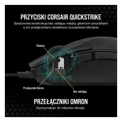 Myszka gamingowa Corsair Sabre Pro RGB Champion Series Czarny