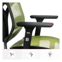 Fotel DIABLO CHAIRS V-Basic Czarno-zielony