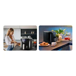 Frytkownica beztłuszczowa Air Fryer BERDSEN BD-652 5l Czarno-srebrny