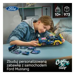 LEGO 42236 Technic: автомобиль Ford Mustang GT, набор блоков 10+