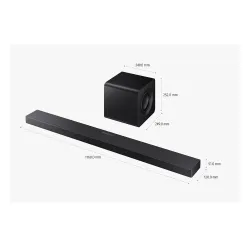 Soundbar Samsung HW-QS700F 3.1.2 Wi-Fi Bluetooth AirPlay Chromecast Dolby Atmos