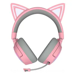 Słuchawki RAZER Kraken Kitty V3 Pro Różowo-szary
