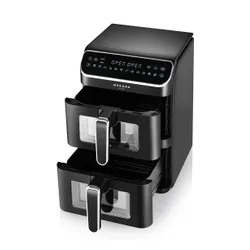 Air Fryer Frytkownica beztłuszczowa MOZANO AirTower Duo 11l z podwójnym koszem 12 automatycznych programów