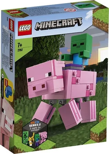 LEGO Minecraft BigFig domuz ve küçük zombi (21157)