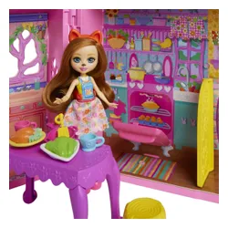 Mattel Lalka Enchantimals Domek przyjaźni z meblami i akcesoriami