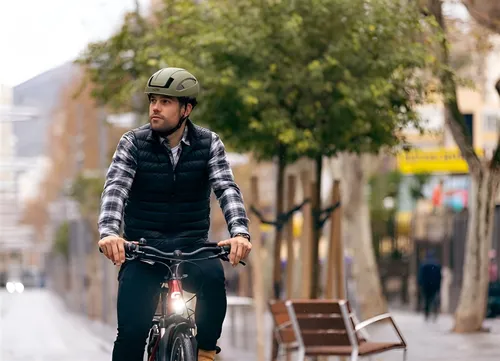 Kask rowerowy LAZER CityZen KinetiCore Ciemnozielony Miejski (rozmiar L)