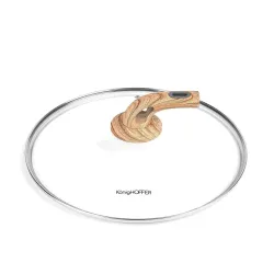 Garnek granitowy typu stone z pokrywką Konighoffer Fegato 6,2 l