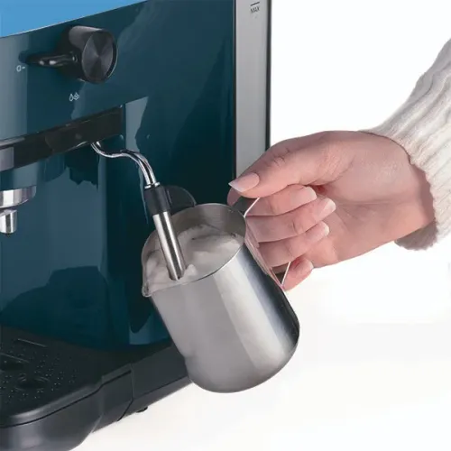 Экспресс для кофе колбовый Ariete Smart Slim Espresso 1399/18, 1300 Вт, синий, кофемашина эспрессо