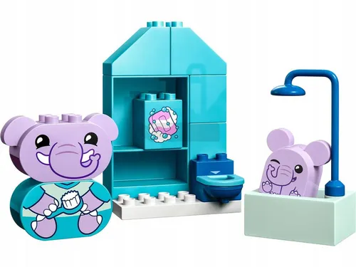 LEGO DUPLO 10413 CODZIENNE CZYNNOŚCI KĄPIEL SŁONIKA klocki dla maluszka