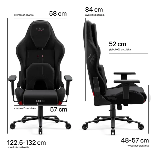 Fotel DIABLO CHAIRS X-One 2.0 Prime Czarny