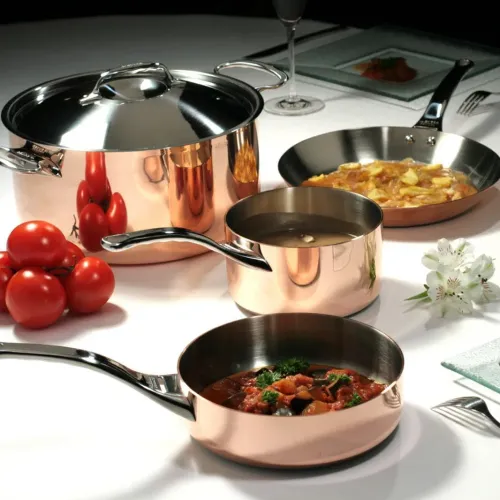 DE BUYER Prima Matera 3,1 l miedziany - garnek miedziany z pokrywką