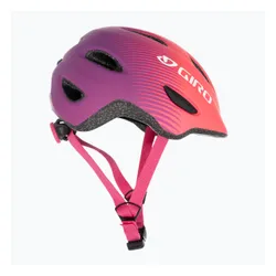 Kask rowerowy dziecięcy Giro Scamp Integrated Mips Jr matte pink/purple fade