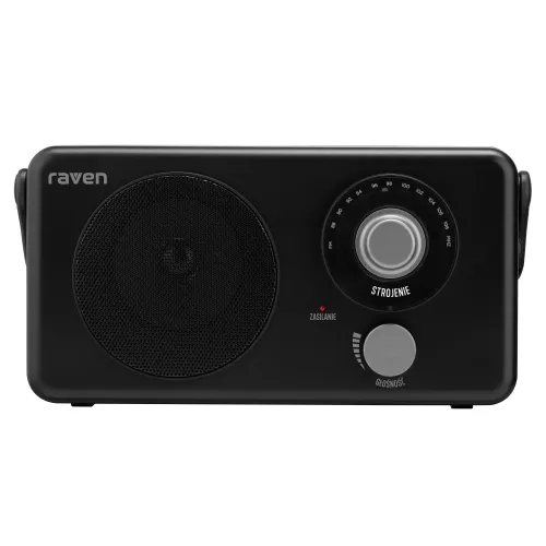 Radioodbiornik Raven ERADP003 Radio FM Czarny