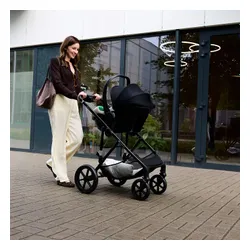 Fotelik samochodowy KINDERKRAFT Mink Pro 2 i-Size z bazą FX 2 40-87 cm (0-13 kg) Beżowy