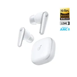 Słuchawki bezprzewodowe Soundcore Liberty 5 Dokanałowe Bluetooth 5.4 Biały