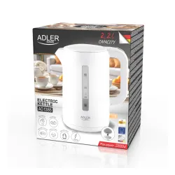 ADLER AD 1386 2,2 l biały - czajnik elektryczny plastikowy
