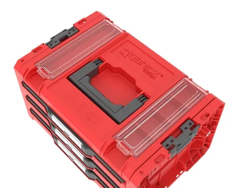 Skrzynka narzędziowa QBRICK System Pro Drawer 3 Toolbox 2.0 Profi Expert Red Ultra HD Custom