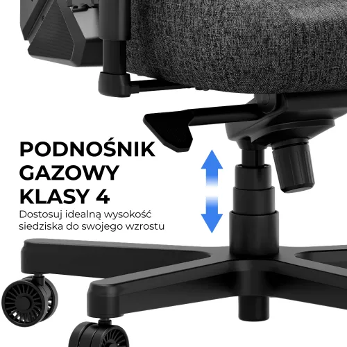 Fotel Anda Seat Kaiser 3E XL Gamingowy do 150kg Tkanina Różowy
