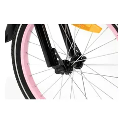 Rower dziecięcy KARBON Jazz 18 cali dla dziewczynki Różowy