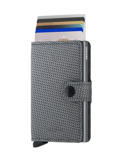 Secrid Miniwallet Karbon RFID Cüzdanı-cool grey