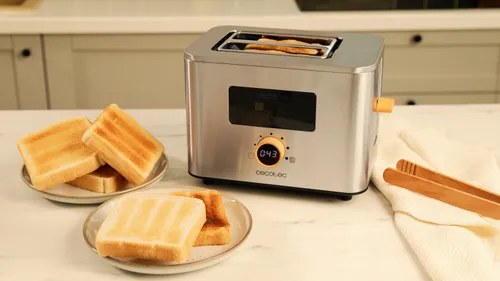Toster CECOTEC Touch&Toast Double Upright Inox