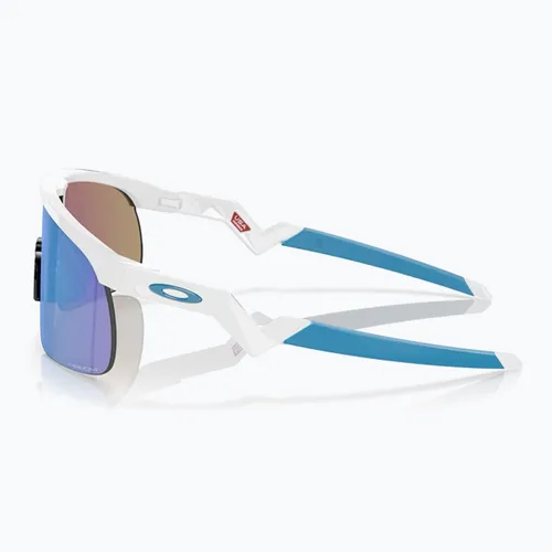 Okulary przeciwsłoneczne dziecięce Oakley Resistor polished white/prizm sapphire