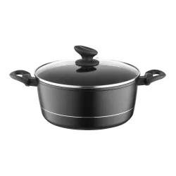 Garnek aluminiowy z pokrywką FLORINA DELUX 6,5 l