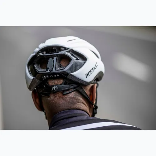 Kask rowerowy Rogelli Cuora white/black