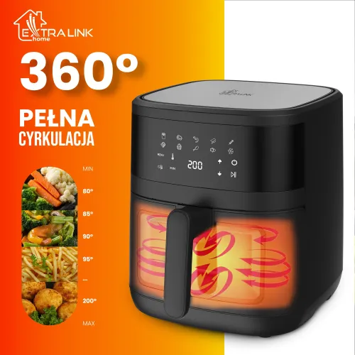 Air Fryer Frytkownica beztłuszczowa EXTRALINK SJ-650B