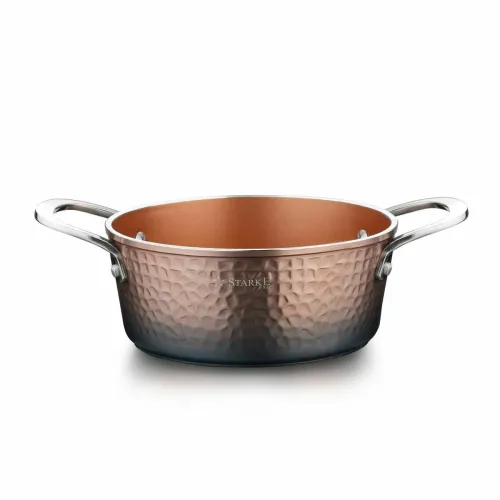 Garnek na indukcję z powłoką nieprzywierającą Starke Pro Glossy Copper 1,6 l