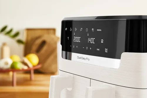 Air Fryer Frytkownica beztłuszczowa TEFAL EY942AE0 Dual Easy Fry XXL 11l z podwójnym koszem