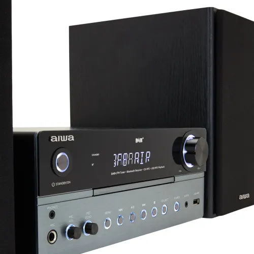Wieża Aiwa MSBTU-700DAB 50W Bluetooth Radio FM, DAB Czarny