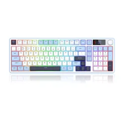 Klawiatura membranowa Redragon Aria K527WBL-PRO Biało-Niebieski