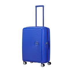 Walizka średnia Soundbox American Tourister - cobalt blue