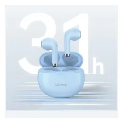 Słuchawki bezprzewodowe USAMS Rhymbo TWS Douszne Bluetooth 5.3 Beżowy