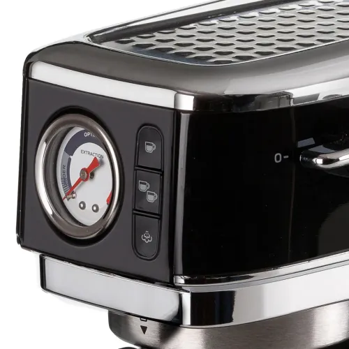 Экспресс для кофе с рожком Ariete Perfetto Slim Manometro Moderna 1381/32, 1300 Вт, черный