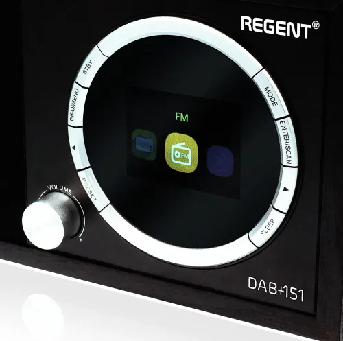 Radioodbiornik Ferguson Regent DAB+151 Radio FM DAB+ Bluetooth Czarny